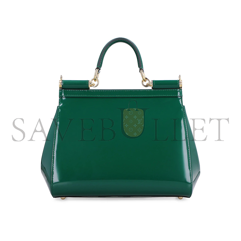 d01ce Gab*a*a sicily dauphine handbag patent leather bb6002a103787174 (25*21.5*14cm)